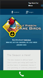Mobile Screenshot of blueribbongamebirds.com